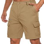 Tacvasen-shorts de algodão para homens, multi-bolsos, casual, respirável, para o trabalho ao ar livre, caminhadas, verão