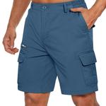 Tacvasen-shorts de algodão para homens, multi-bolsos, casual, respirável, para o trabalho ao ar livre, caminhadas, verão