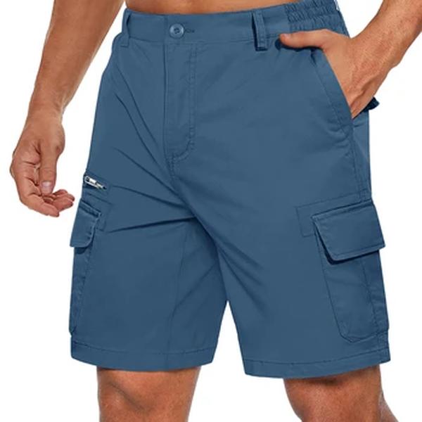 Tacvasen-shorts de algodão para homens, multi-bolsos, casual, respirável, para o trabalho ao ar livre, caminhadas, verão