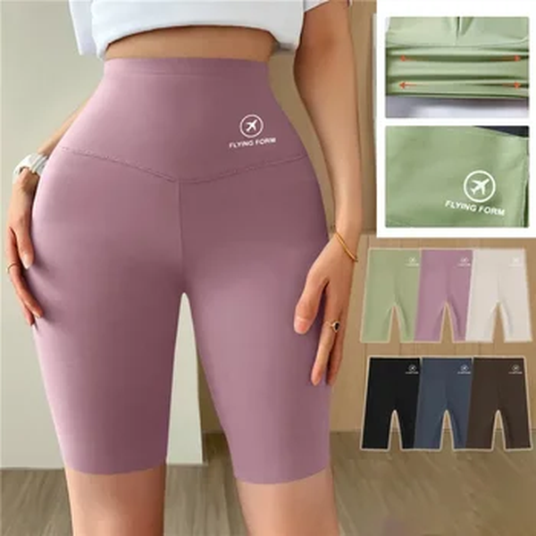 Calções esportivos de cintura alta para mulheres, ciclismo, jogging, fitness, academia, ioga, leggings, novo design