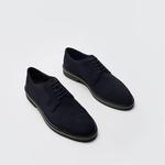 Sapatos masculinos de design de marca estilo britânico negócios formais sapatos de couro real masculino dedo do pé redondo rendas casuais sapatos derby tênis