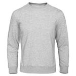 Novo Pulôver Oversized Cor Sólida Quente Homens Roupas Moda Crewneck Hoody Casual Solto Camisola Oversize Street Sportswear