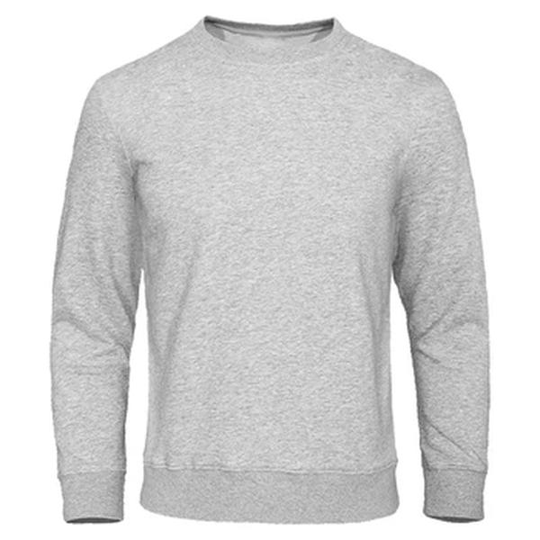 Novo Pulôver Oversized Cor Sólida Quente Homens Roupas Moda Crewneck Hoody Casual Solto Camisola Oversize Street Sportswear