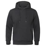 Homens De Cor Sólida Hoodies Velo Quente Mens Camisola Moda Streetwear dos homens Casuais Solto Respirável Pullovers Marca Hoody