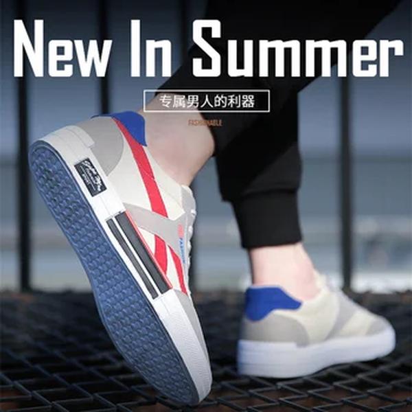 Sapatos de lona casuais para homens, tênis de grife respiráveis, sapatos vulcanizados, calçados de malha leve, calçados esportivos de marca