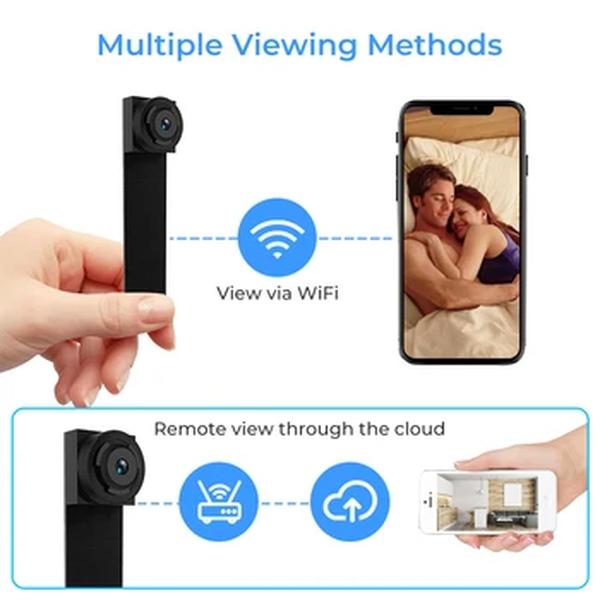 Mini Indoor Camera Vigilância, Baby Monitor, Camcorder Segurança, Cam IP, Audio Video Recorder, Wi-Fi, 1080P HD, DIY