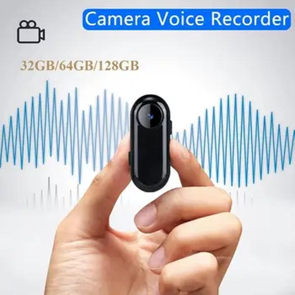Mini Vídeo e Áudio Gravador de Voz, Espia Câmera Pequena, 720P BodyCam, Dashcam, 8GB-128GB, Sport DV, Micro Filmadora, Redução de Ruído